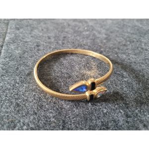 Vintage Swarovski SAL Gold Tone Snake Bracelet